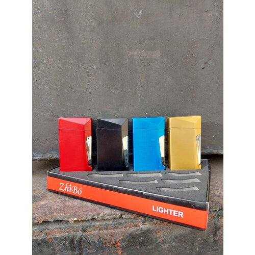 Зажигалка с пьезоподжигом турбо