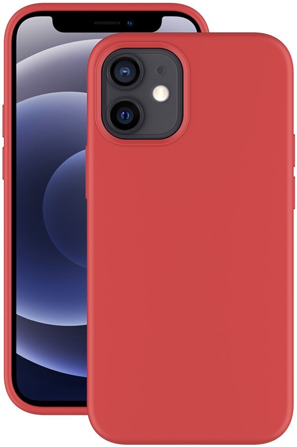 Чехол (клип-кейс) DEPPA Gel Color, для Apple iPhone 12 mini, красный [87761]