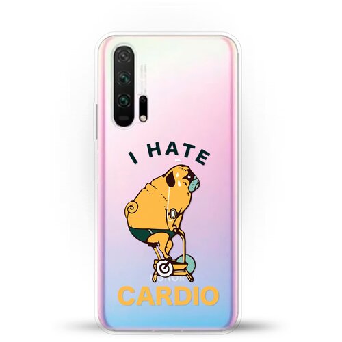 фото Силиконовый чехол не люблю кардио на honor 20 pro andy & paul