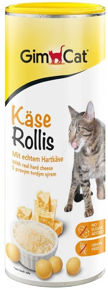 Лакомство для кошек GimCat Käse-Rollis Сырные ролики (шарики), 425 г - фотография № 7