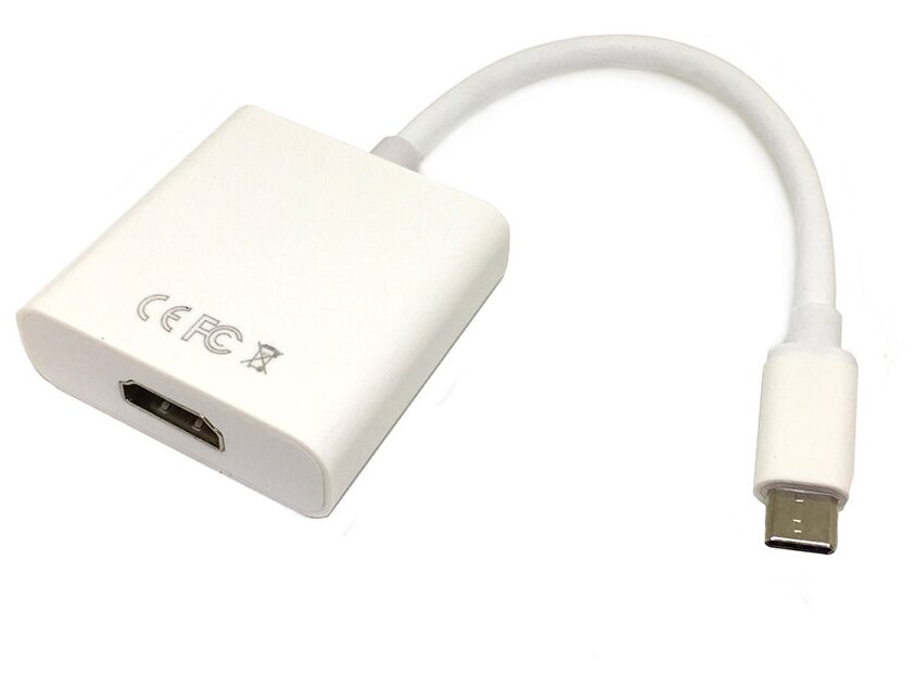 ESPADA USB Type-C - HDMI (EusbChdmi), 0.15 м, белый - фото №1