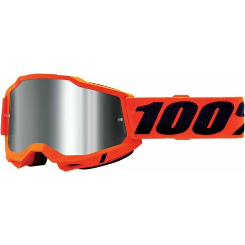 Очки 100% Accuri 2 Goggle Neon Orange / Mirror Silver Lens (50221-252-05)