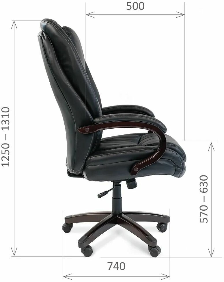 Компьютерное кресло Chairman 408 для руководителя