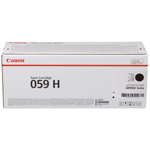 Canon 059 H BK (3627C001), 15500 стр, черный