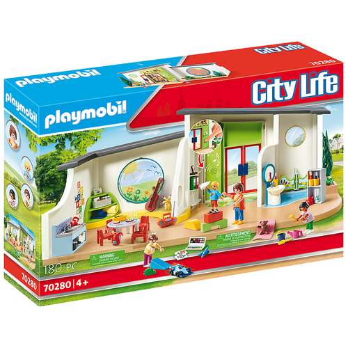 фото Набор с элементами конструктора playmobil city life 70280 детский сад