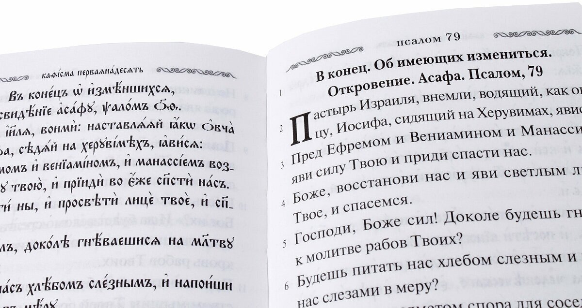 Псалтирь учебная на церковнославянском языке с параллельным переводом
