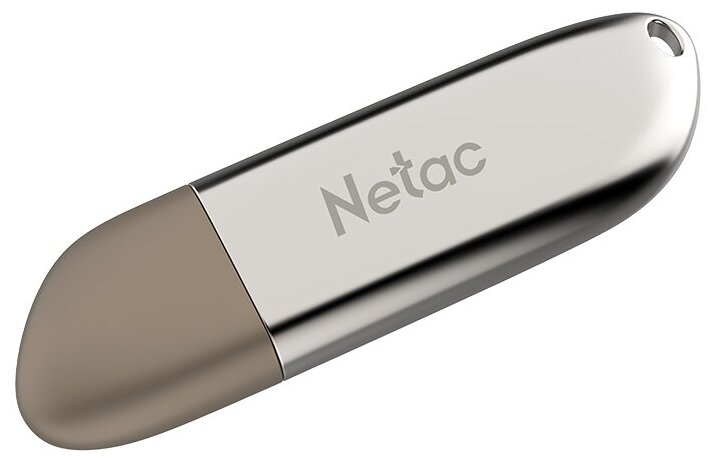 USB Флеш-накопитель Netac U352 NT03U352N-128G-30PN 128 ГБ, серебристый