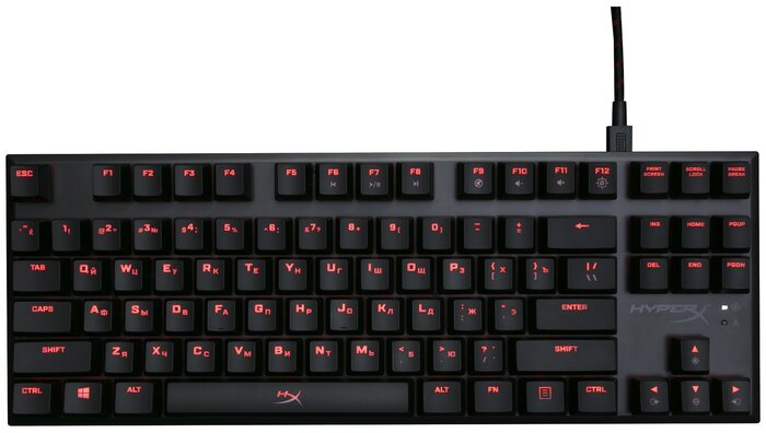 Игровая клавиатура HyperX Alloy FPS Pro (Cherry MX Red) Black USB — купить по выгодной цене на Яндекс.Маркете