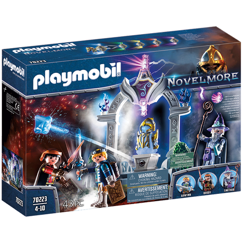 фото Набор с элементами конструктора playmobil novelmore 70223 храм времени