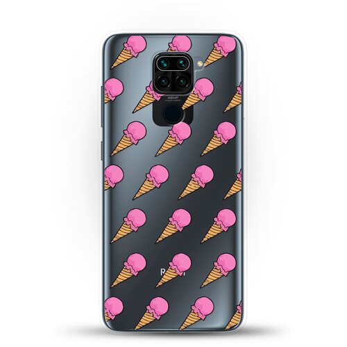 фото Силиконовый чехол мороженое на xiaomi redmi note 9 andy & paul