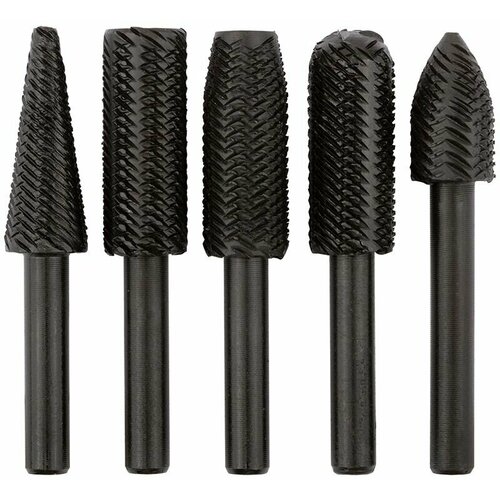 Шарошки стальные по металлу, 5 шт. РОС 36475