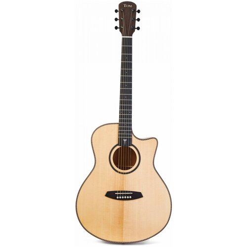 Электроакустическая гитара TOM GA-T1ME с чехлом