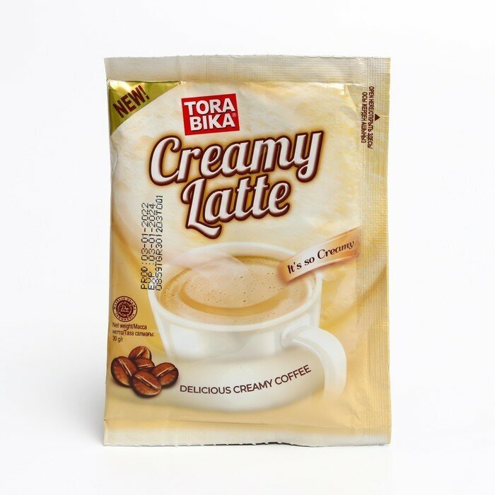 Кофейный напиток растворимый Torabika Creamy Latte, 20x30 г - фотография № 5