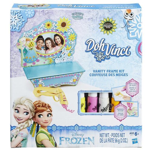 Масса для лепки DohVinci Холодное сердце - Стильный туалетный столик (B5512), 4 цв., 56 г