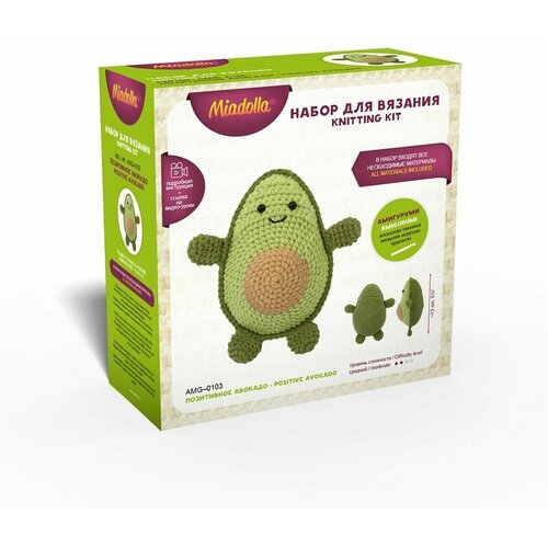 Набор для вязания Miadolla AMG-0103 Позитивное авокадо 699₽
