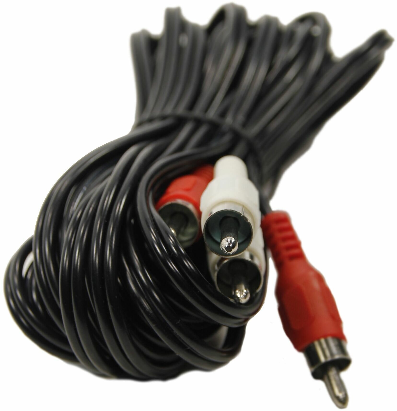 Аудио кабель TWIST: тюльпаны 2RCA-2RCA межблочный, стерео, 5 метров