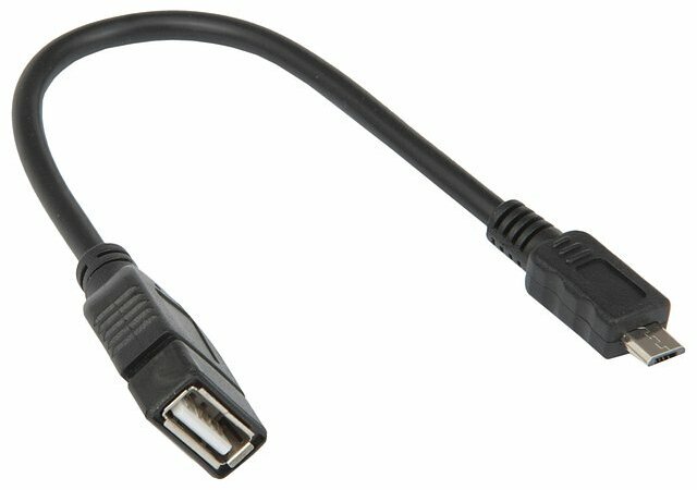 Кабель Gembird Кабель USB OTG соединительный USB A(F)-microB Gembird Cablexpert A-OTG-AFBM-001 (0.15м)