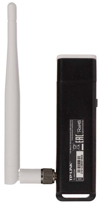 Адаптер USB TP-Link TL-WN722N N150 Wi-Fi, беспроводной, стандарты 802.11n/g/b, до 150 Мбит/с (1/60) - фотография № 4