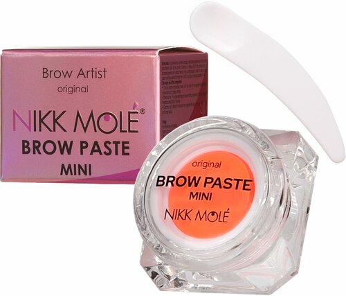 Brow Paste апельсин неон MINI Nikk Mole (10 гр)