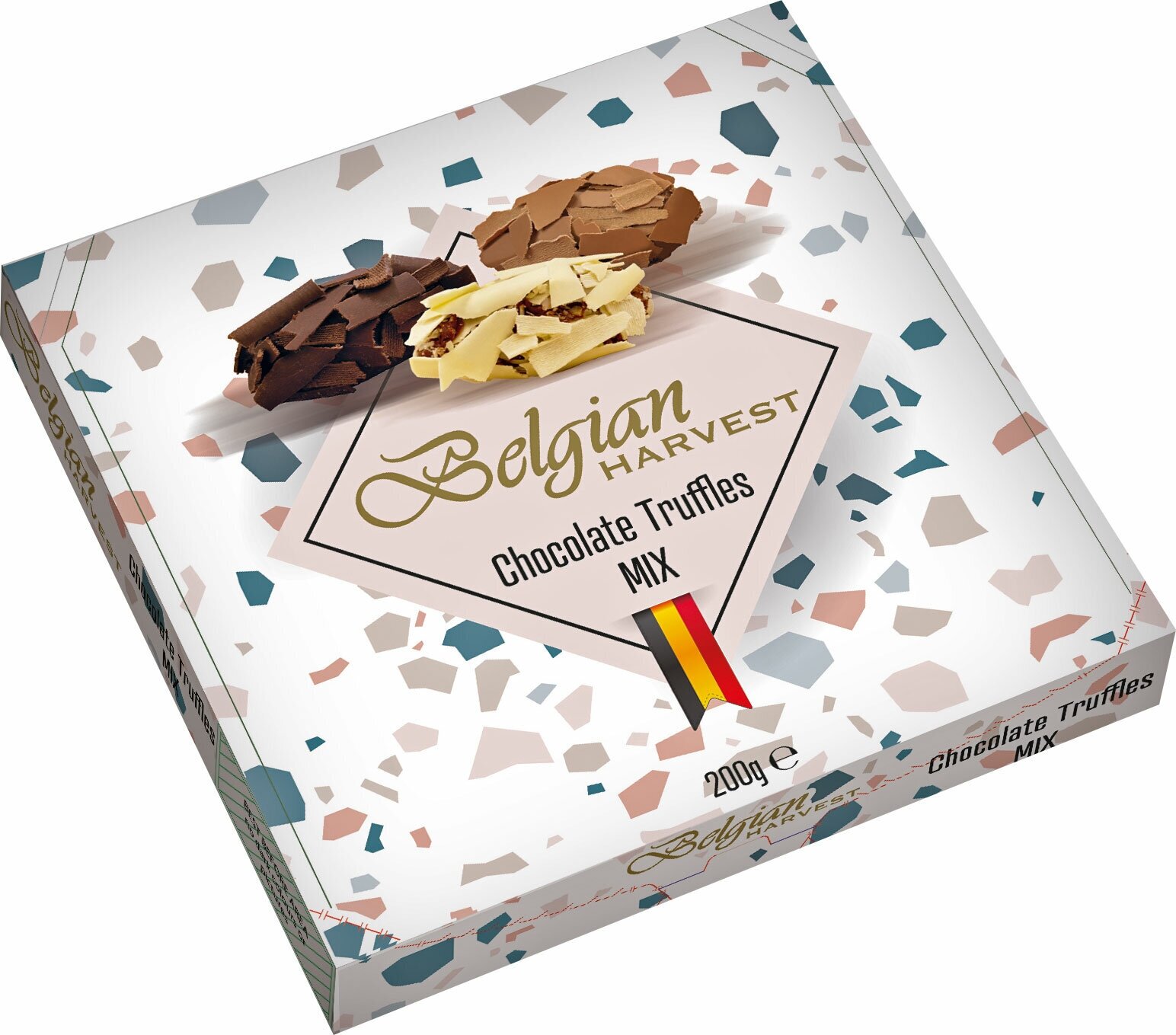 Шоколадные конфеты Belgian Harvest Chocolate Truffles Mix трюфели посыпные, 200 гр.