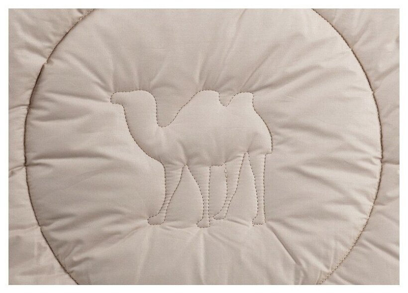 Тёплое одеяло Kariguz Pure Camel, 220х240, шерстяное натуральное одеяло, всесезонное тёплое - фотография № 2