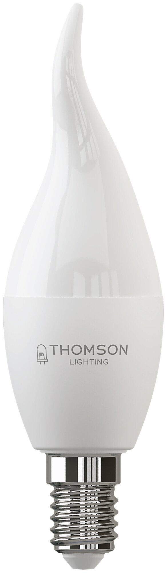 Лампа LED Thomson E14, свеча на ветру, 6Вт, TH-B2026 - фотография № 1