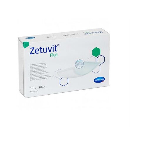 Hartmann Zetuvit plus повязка суперабсорбирующая, 10х20 см, 1 шт.