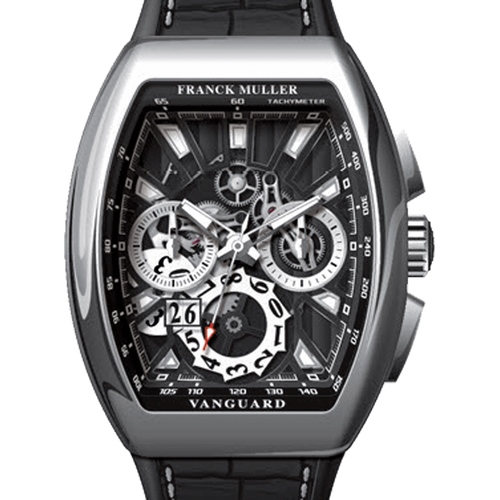 фото Наручные часы franck muller franck muller vanguard v 45 cc gd ac sqt nr, серебряный, черный