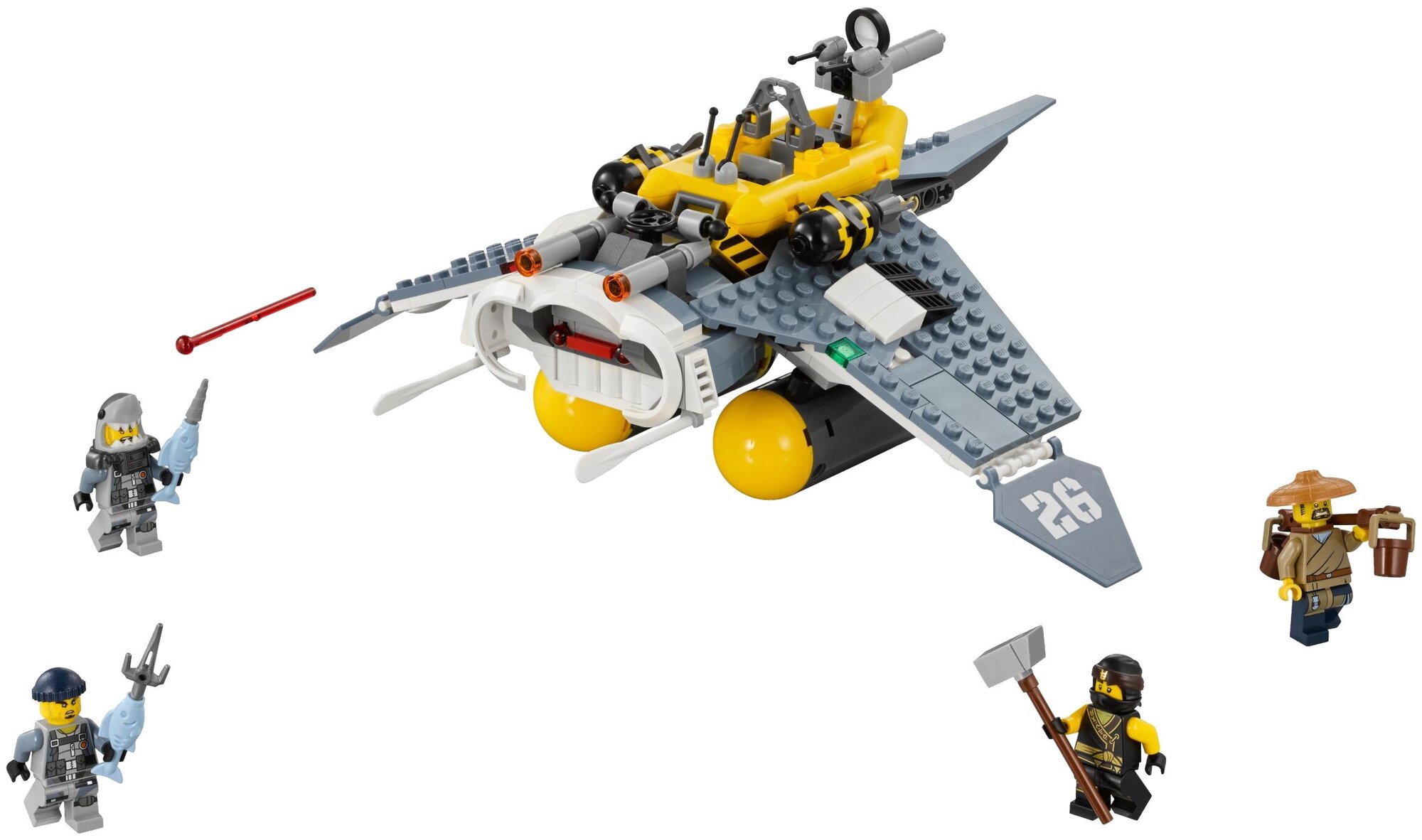 LEGO NINJAGO Бомбардировщик Морской дьявол - фото №8