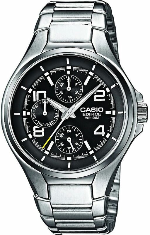 Лучшие Мужские наручные часы CASIO со стальным корпусом и браслетом