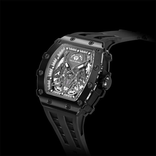 Наручные часы TSAR BOMBA Automatic, черный наручные часы tsar bomba мужские наручные часы tsar bomba automatic carbon fiber tb8207cf 01 черный