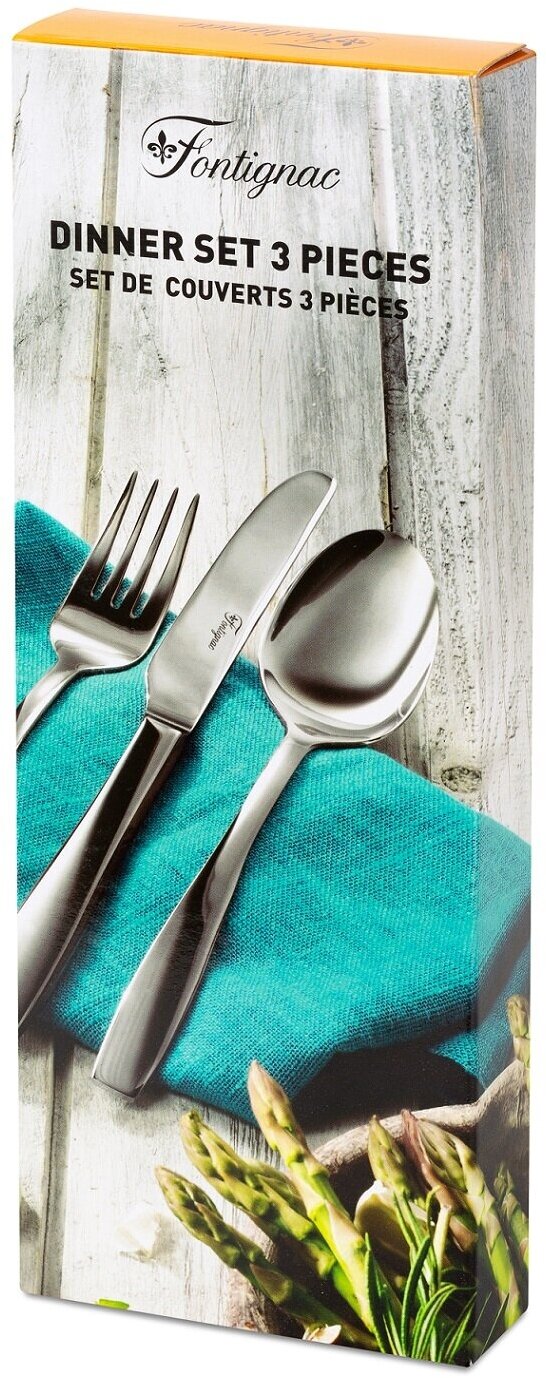 Набор столовых приборов FONTIGNAC 3 предмета ATTRIBUTE CUTLERY CU0156 - фото №11