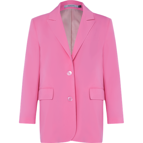 Пиджак MOREISH, средней длины, размер XXS, розовый