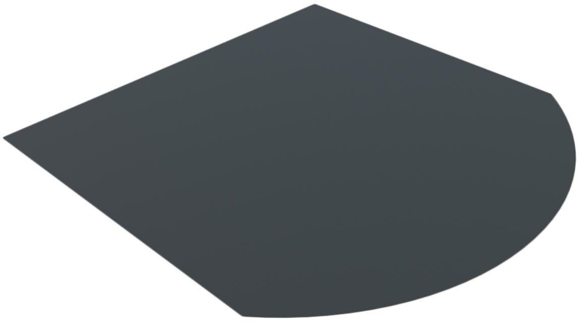 Лист напольный Везувий, 2мм, черный 1000x1000x2 R641