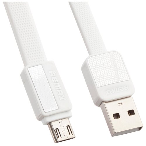 Кабель Remax Platinum USB - microUSB (RC-044m), 1 м, белый кабель remax platinum usb microusb rc 044m золотистый