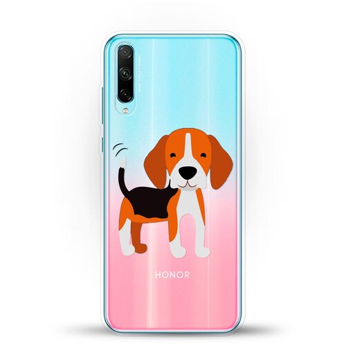фото Силиконовый чехол довольный бигль на honor 30i andy & paul