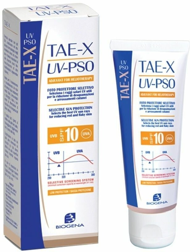 Солнцезащитный крем для кожи с псориазом TAE-X UV-PSO