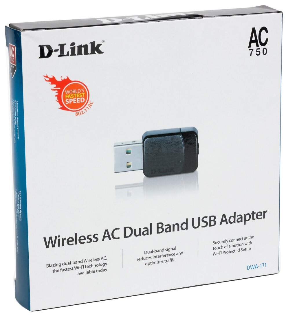 Wi-Fi адаптер D-Link DWA-171/A