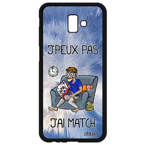 фото Чехол для телефона samsung galaxy j6 plus 2018, "не могу - у меня матч!" комикс юмор utaupia