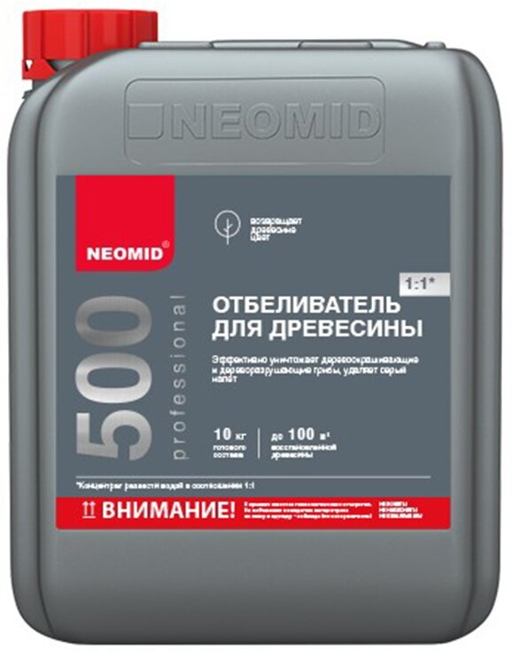 Отбеливатель для древесины Neomid 500, 24 кг