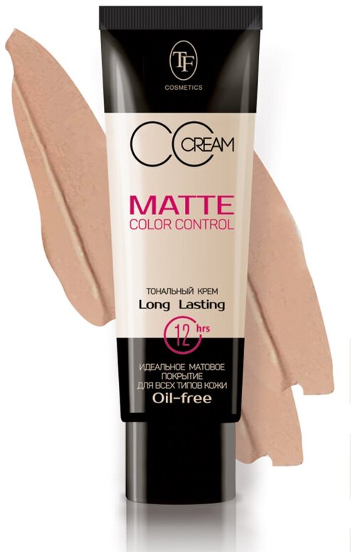 TF Cosmetics CC крем Matte Color Control, 40 мл/40 г, оттенок: 906 натуральный пудровый