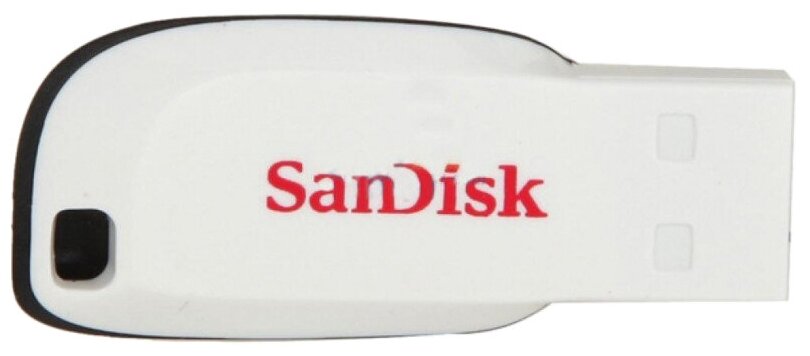 Флешка SanDisk 16GB CZ50 Cruzer Blade, USB 2.0, White