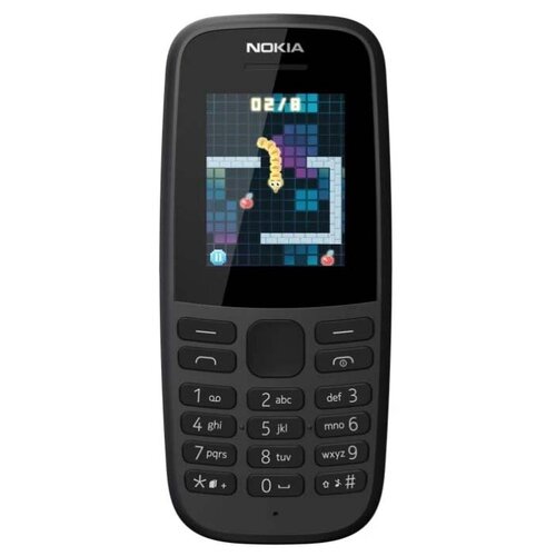 Сотовый телефон Nokia 105 (TA-1203) w/o charger Black 16KIGB01A19