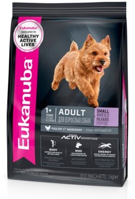 Eukanuba Для взрослых собак малых пород с курицей (Adult Small breed) 10137708, 15 кг