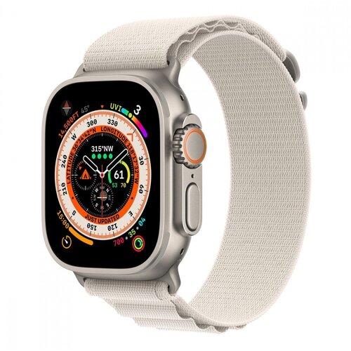 Apple Watch Ultra 49 мм корпус из титана ремешок Alpine цвета Starlight 7699000₽