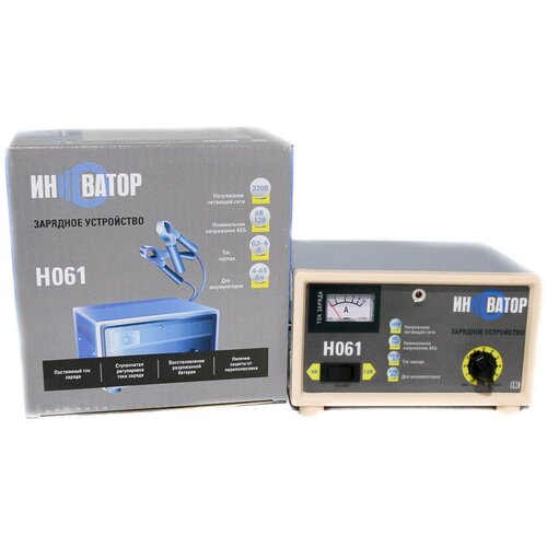 Зарядное устройство АКБ трансформаторное автомат 612В 6А от 4 до 80 Ач инноватор H061 525100₽