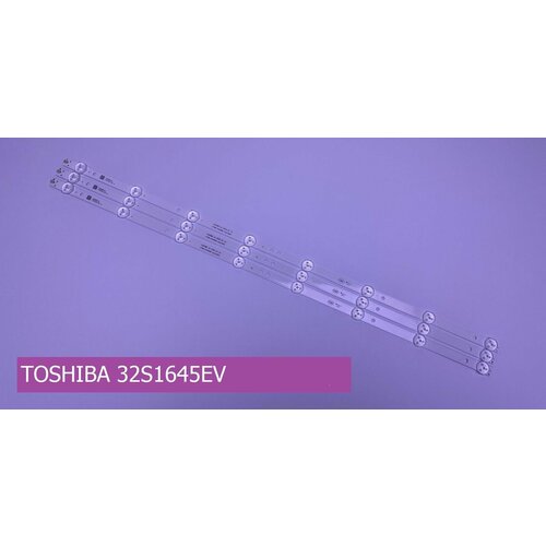Подсветка для TOSHIBA 32S1645EV 12 шт 1 комплект 6 светодиодов 6 в 617 мм для 65 дюймовой подсветки жк телевизора фотолампы 80228 фотолампы d66k18