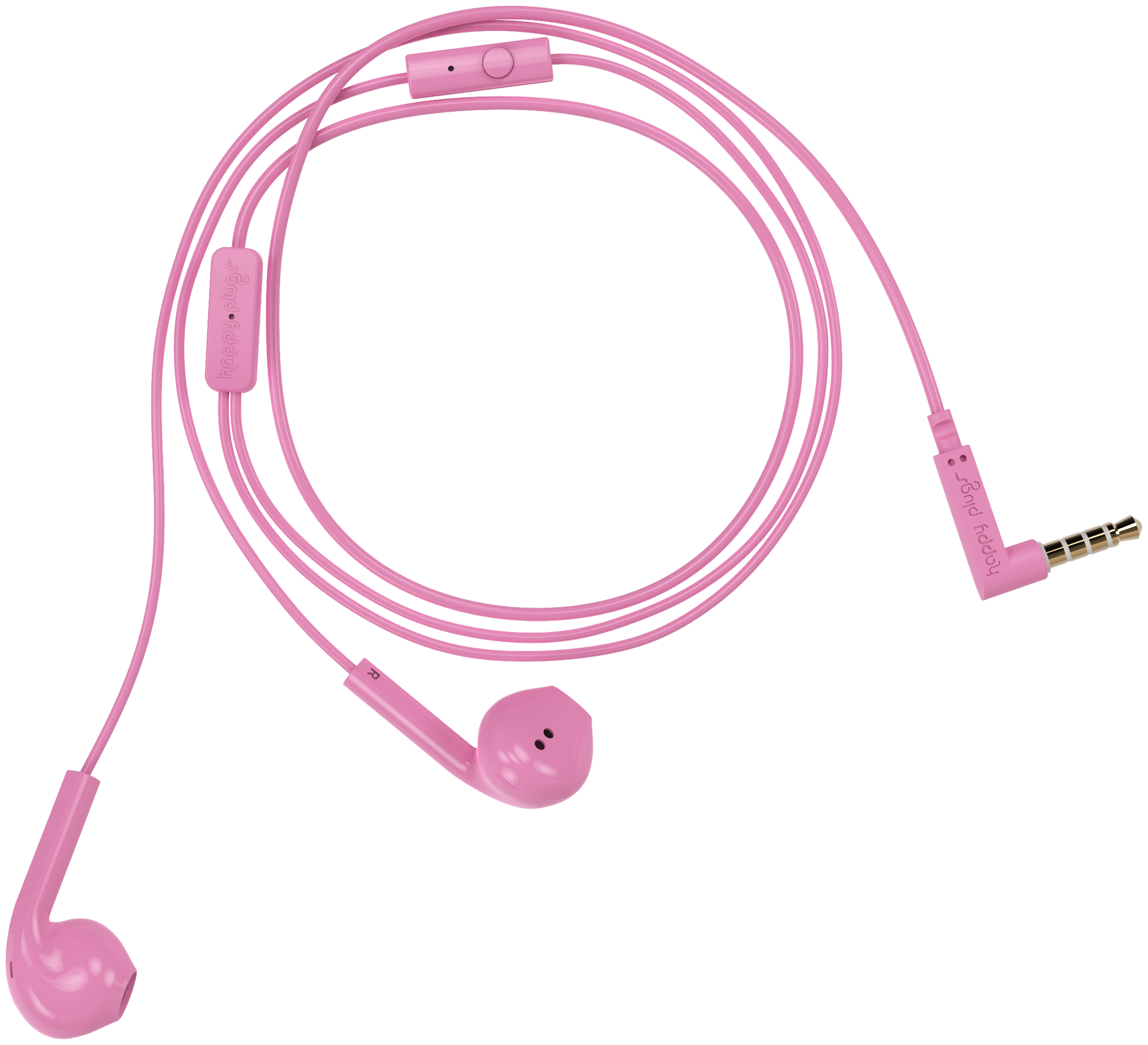 Happy Plugs Earbud Plus Pink