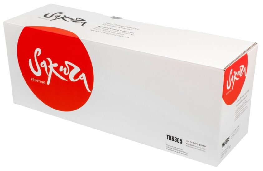 Картридж SAKURA TK6305 для Kyocera Mita TASKalfa 3500i/ 3501i/ 4500i/ 4501i/ 5500i/ 5501i, черный, 35000 к. Sakura Printing - фото №1