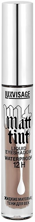 Тени для век LUXVISAGE MATT TINT LIQUID EYESHADOW WATERPROOF 12H жидкие матовые тон 104